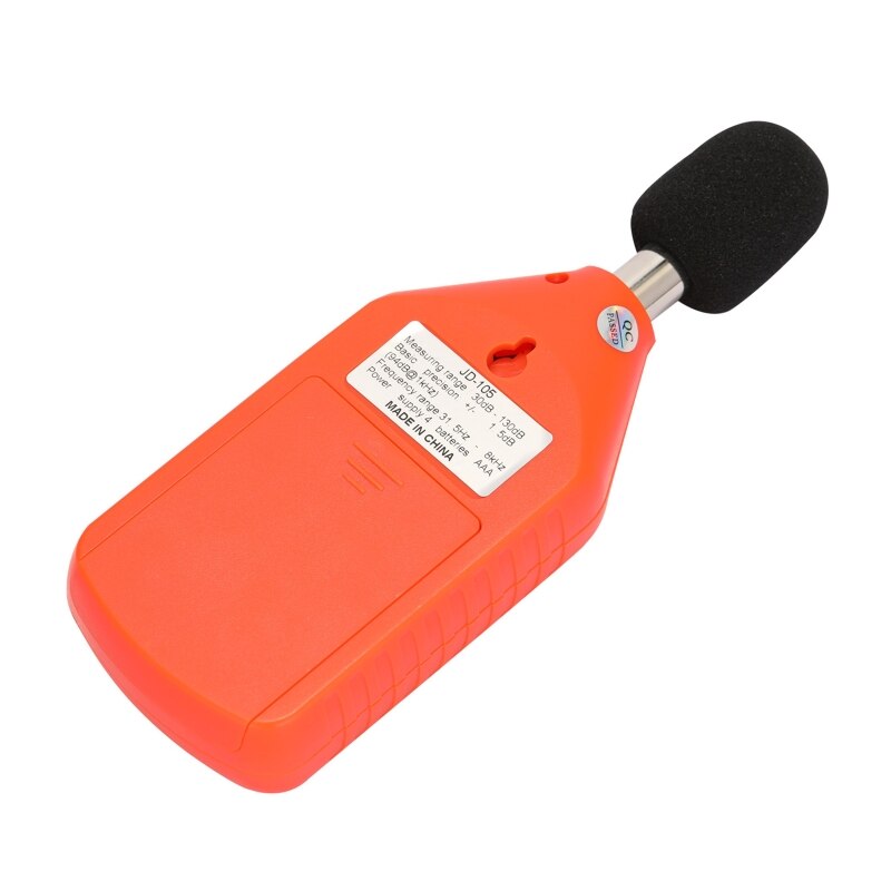 JD118 High Precision dB Meter Digital Noise Measuring Instrument 30~130dB Mini Sound Level Decibel Monitor Electrical
