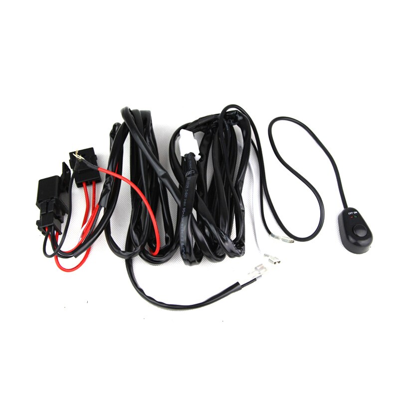 LED HID Halogeen Rijden Kabelboom Kit Fog Spot Werk 2.8 m Lengte 12 V/24 V 40A Voor Auto Vrachtwagen Motorfiets Offroad ATV 4X4