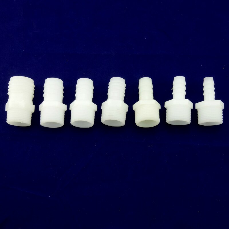 Plastslang hulling skarvar skarv koppling adapter hankontakt trädgård mikro bevattning vatten anslutning bspp gänga