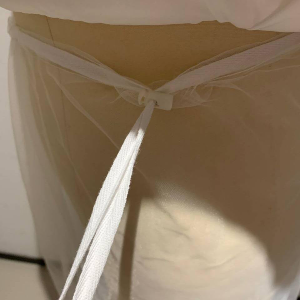 Bruden bryllup taske sætte brudekjole op, når du til toilet let på toilettet med brudekjole