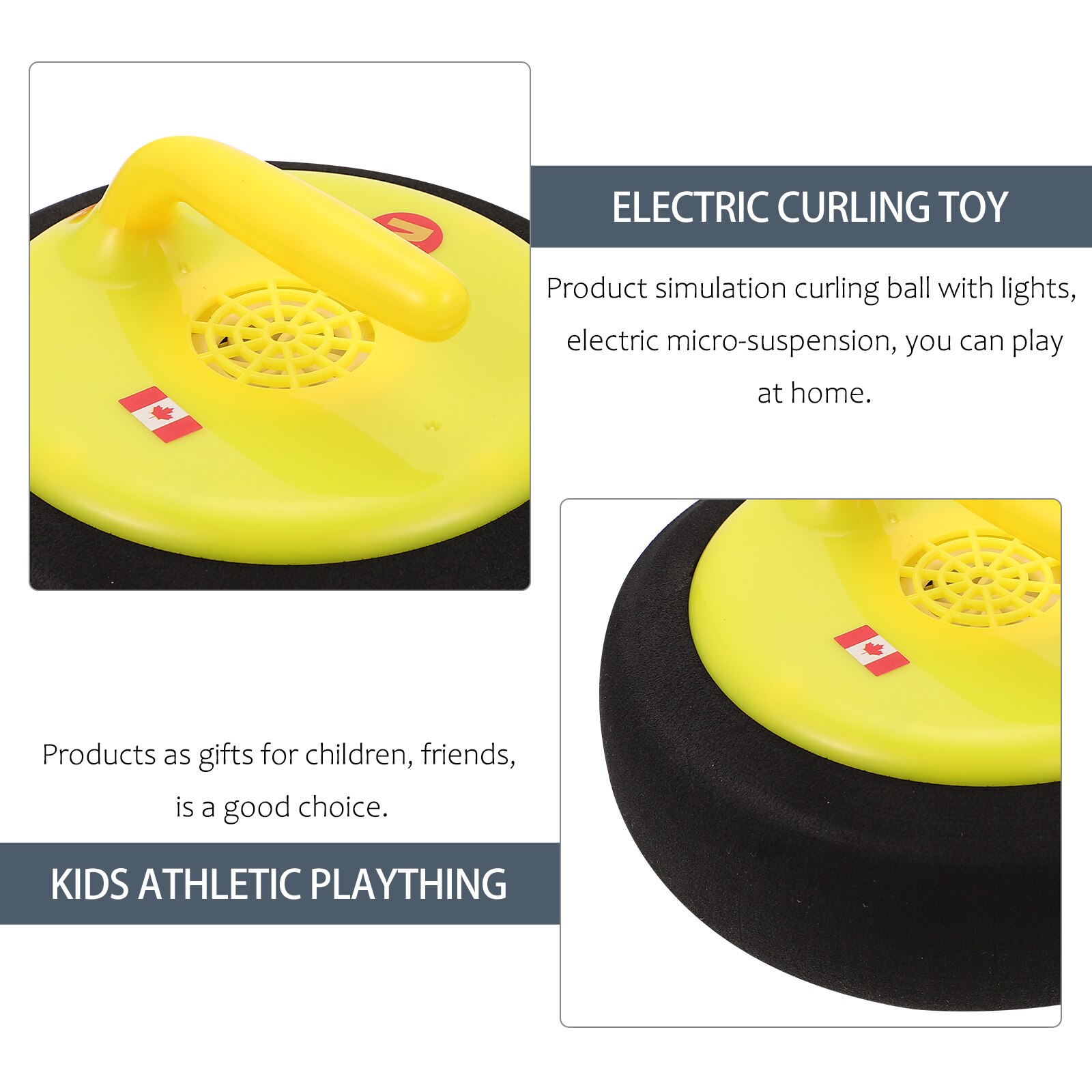 Elektrische Curling Spel Speelbal Met Licht Indoor Sport Ouder-kind Educatief