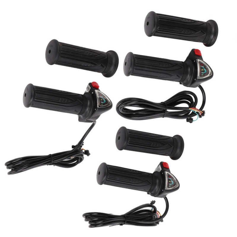 Elektrische Fiets Gashendel Stabiele Slijtvastheid Gevoelige Elektrische Fiets Batterij Indicator Throttle Voor 22.5Mm