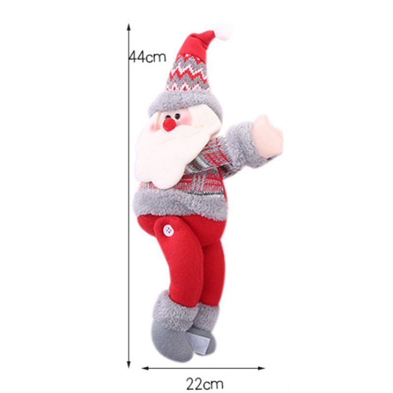 2 Pieces Christmas Curtain Buckles Curtain Tiebacks for Xmas Home Decor Window Accessories (Santa Claus)