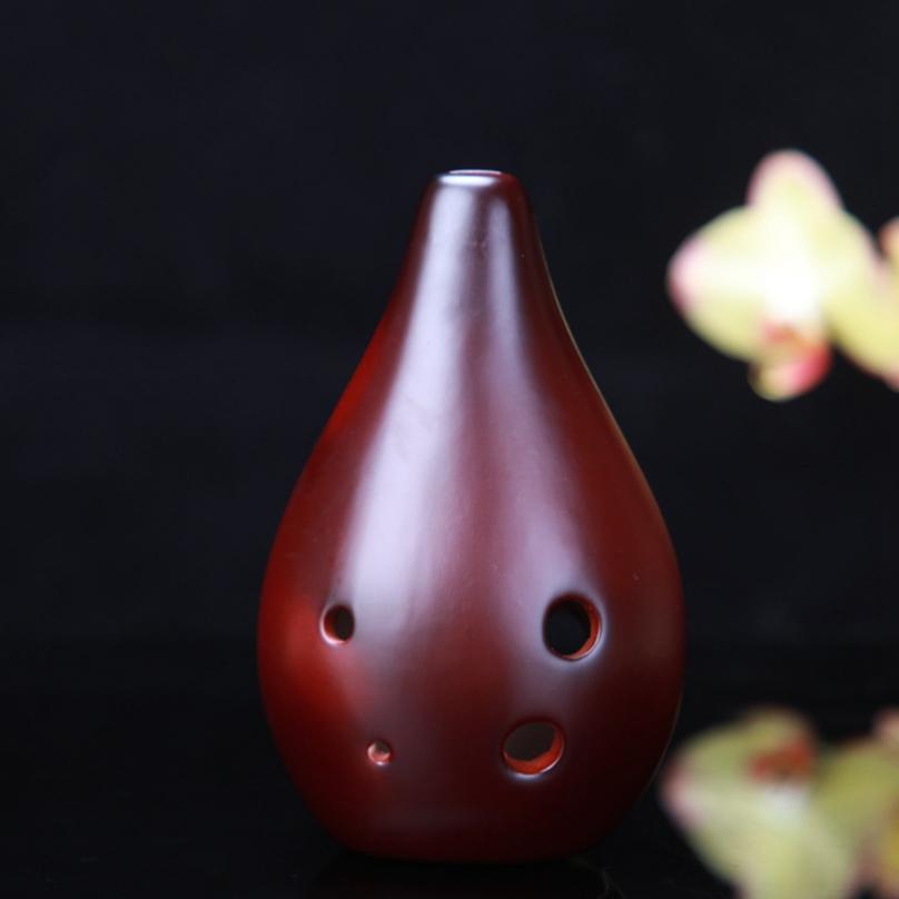 Alto Tone F 6 Holes Ocarina Ceramic Black Pottery ... – Grandado