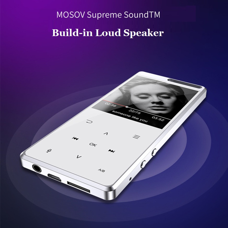 2.4 zoll  mp3 mp4- player hd hifi 8gb musikwiedergabegerät  mp4 bluetooth verlustfreie player-unterstützung aufnahme von video tf-karte mit lautsprecher