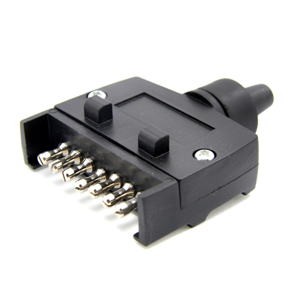 Tirol  t21228a 7- -polet flad trailerstik lysstik 12v 7- vejs han trailer adapter campingvogn rv båd lastbil