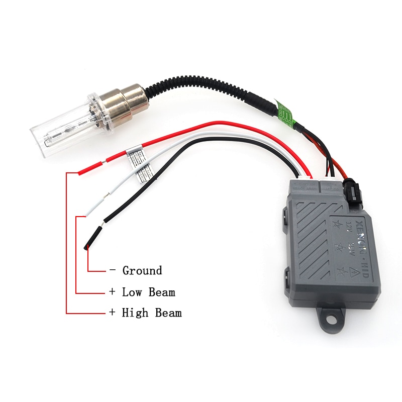 HIDLT 1 einstellen Universal- 12V 35W Motorrad Xenon versteckt Bausatz Motorrad H4 BA20D H6M H6 Hallo/Lo 6000K 4300K 8000K Motor- Scheinwerfer Lichter