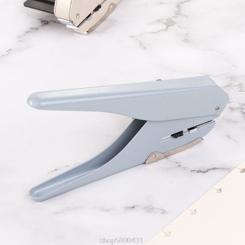 T-type Office Punches Paper Cutter Loose Sheet DIY School Supplies Scrapbooking Puncher Binding Holes N04 20