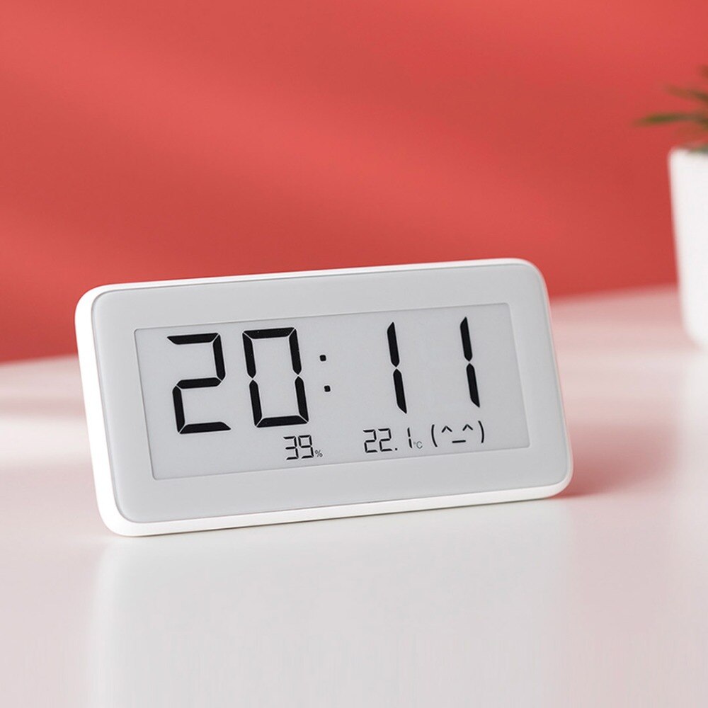 Xiaomi Mijia-reloj Digital inteligente Original, herramientas de medición con pantalla LCD, tinta electrónica de 3,7 pulgadas, control de temperatura y humedad, Bluetooth