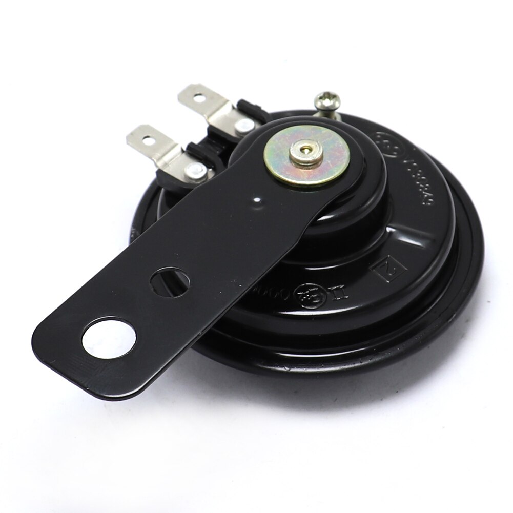 Claxon eléctrico Universal para motocicleta, 12V, 1.5A, 105db, fuerte, soporte para escúter, bicicleta eléctrica, ciclomotor, Dirt Bike, ATV