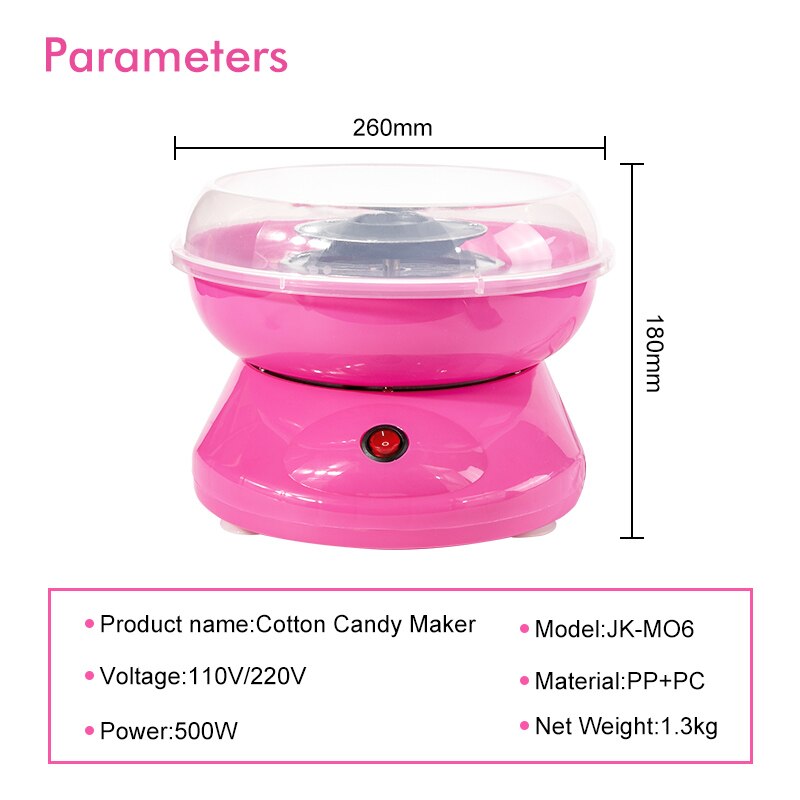Cotton Candy Maker Thuis Diy Suikerspin Machine Meisje Jongen 110V / 220V Draagbare Marshmallow Machine chinese Traditie