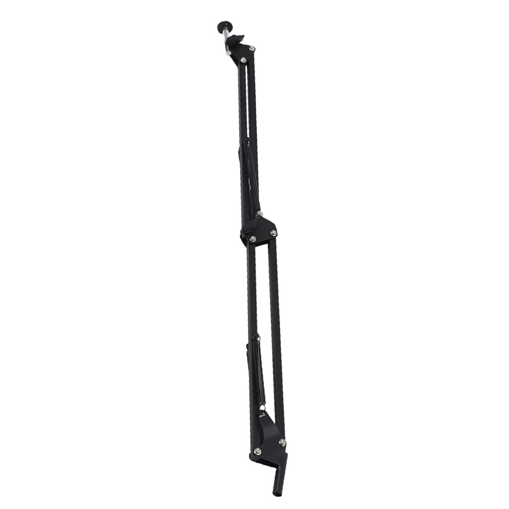 Suporte para microfone, braço ajustável, suspensão, porta microfone, tesoura, resistente, braçadeira para a maioria dos tipos de microfone