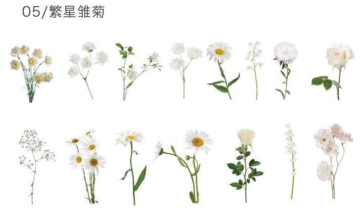 45pcs/1lot Kawaii Stationery Stickers Medici Garden Diary Decorative Mobile Stickers Scrapbooking DIY Craft Stickers: fanxingchuju