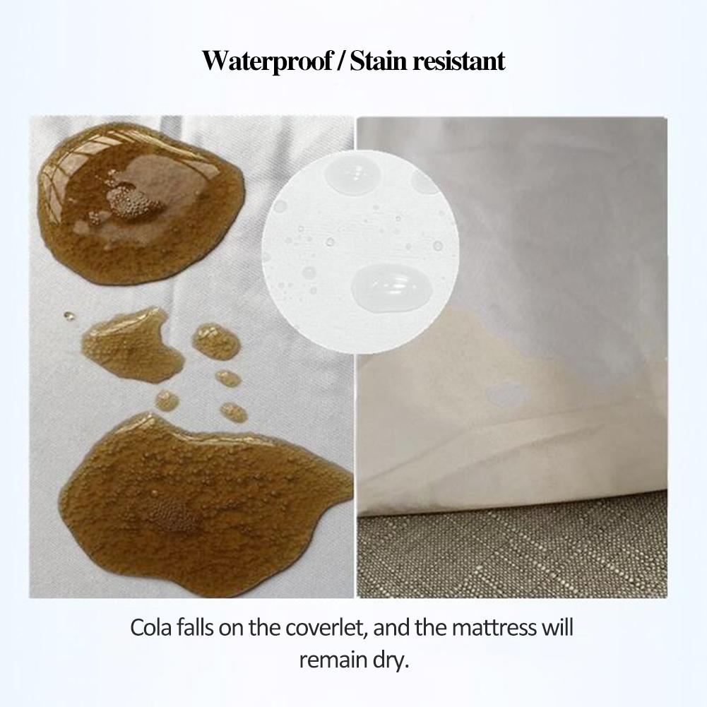 Mattress Cover Four-Corner Tendon Terry Cloth Sweatproof Bed Cover Child Wetting Waterproof Mattress Protector