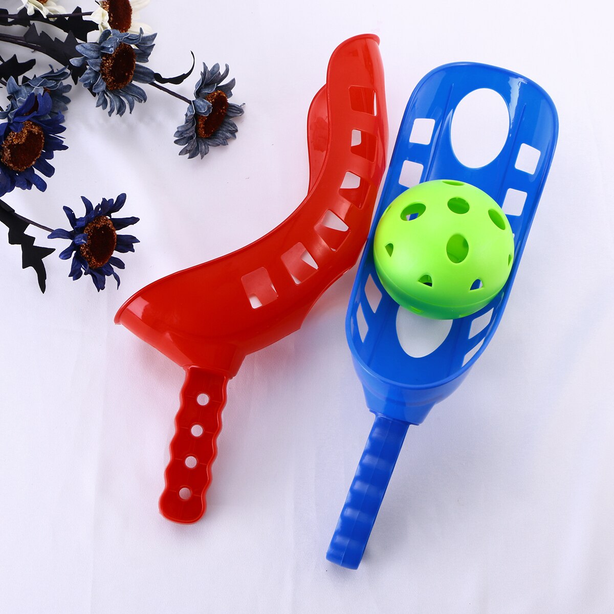 Schaufelspiel, schaufelwurf- und fangset, outdoor-sport-strandspiel für kinder (farbe zufällig)