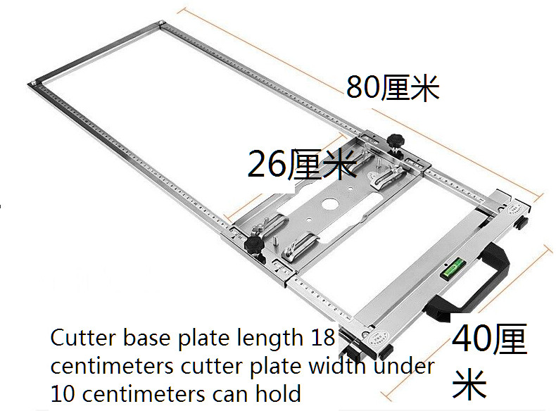 Used for electric circular saw trimmer edge guide positioning cutting board modified table saw backing positioning frame