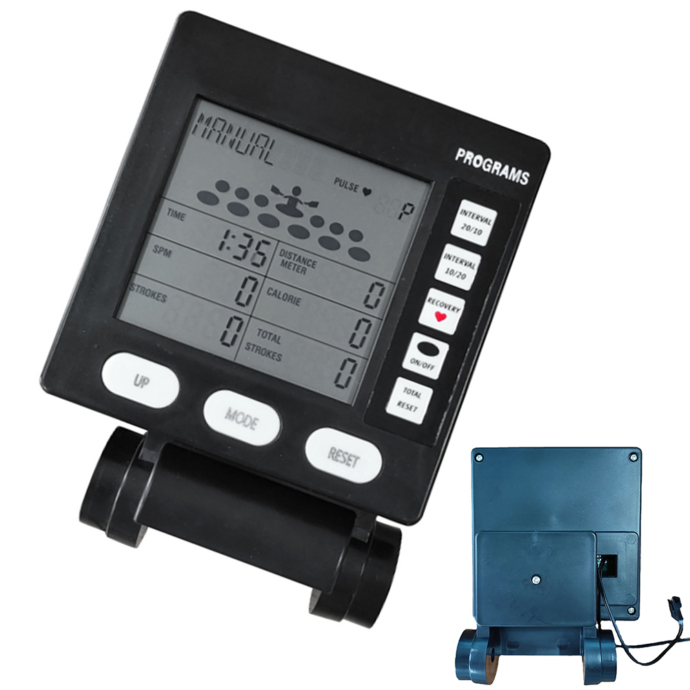 Compteur à affichage LCD, compteur de Distance pour rameur, compteur de puissance, résistance au vent, Compatible