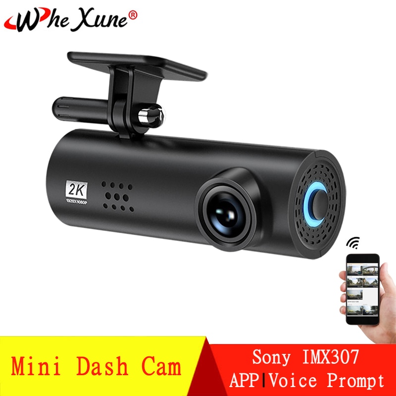 Whexune Novatek 96658 Dash Cam Auto Dvr Camera Wifi App & Engels Gesproken Aanwijzingen Hd Nachtzicht G-Sensor dashcam Video Recorder