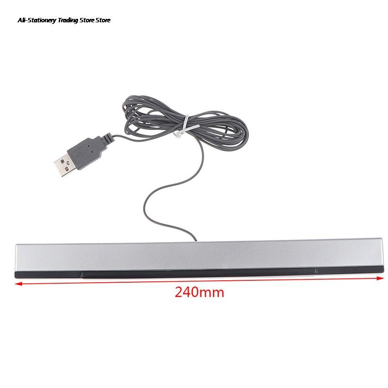 Game Accessoires Wii Sensor Bar Wired Ontvangers Ir Signaal Ray Usb Plug Vervanging Voor Nitendo Wifi Kabel Receiverremote