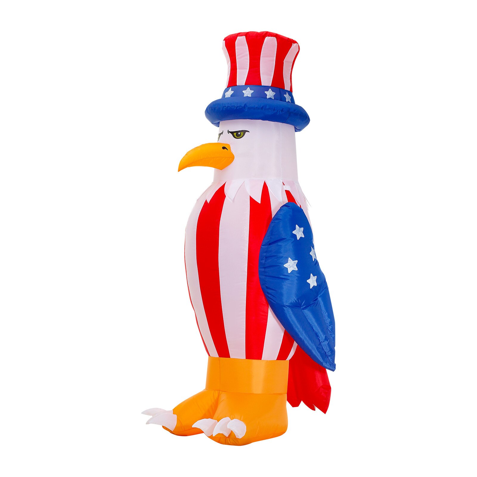 6 fuß große aufblasbare spielzeuge, patriotische partydekoration zum unabhängigkeitstag, aufblasbarer amerikanischer weißkopfseeadler ,  r5