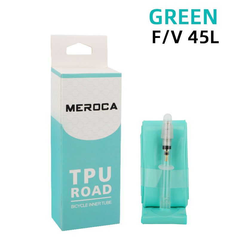Meroca racercykel tpu-slang 700 x 23-32c fv 45l/65l/80l ultralätt racercykelslang: Elfenben