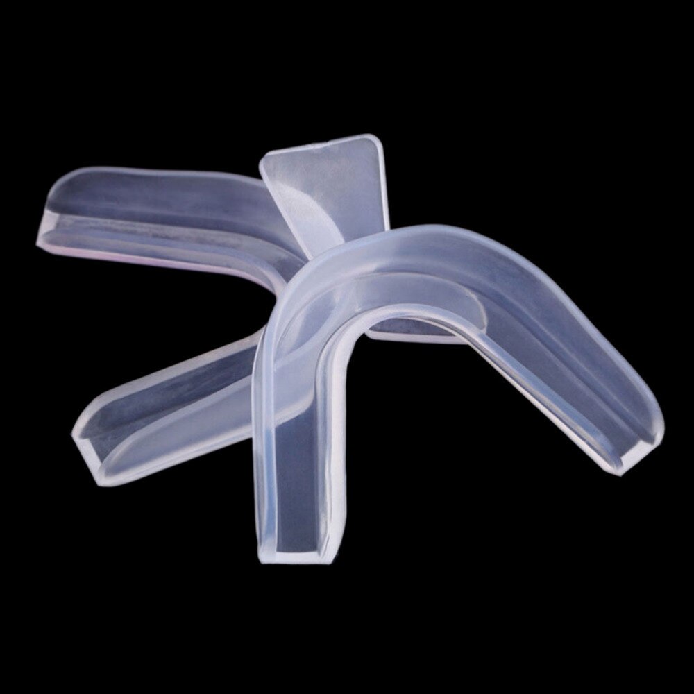 Transparent Night Guard Gum Shield Mouth Trays For Bruxism Teeth Whitening Grinding for Boxing Teeth Protection Equipment 2PCS