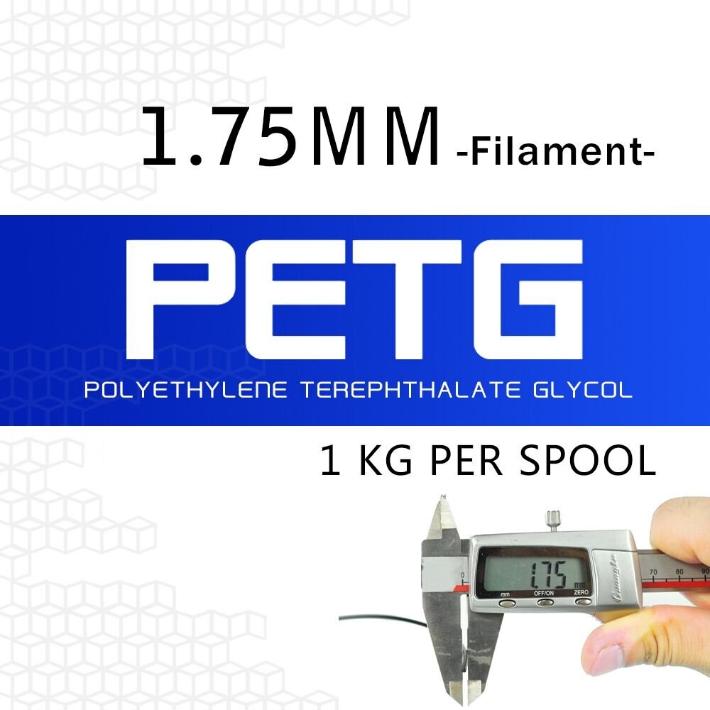 Filamento azul da impressora 3d do filamento 1.75mm petg de enotepad 1.75mm 1kg (2.2lb) precisão dimensional +/- 0.02mm para a criação