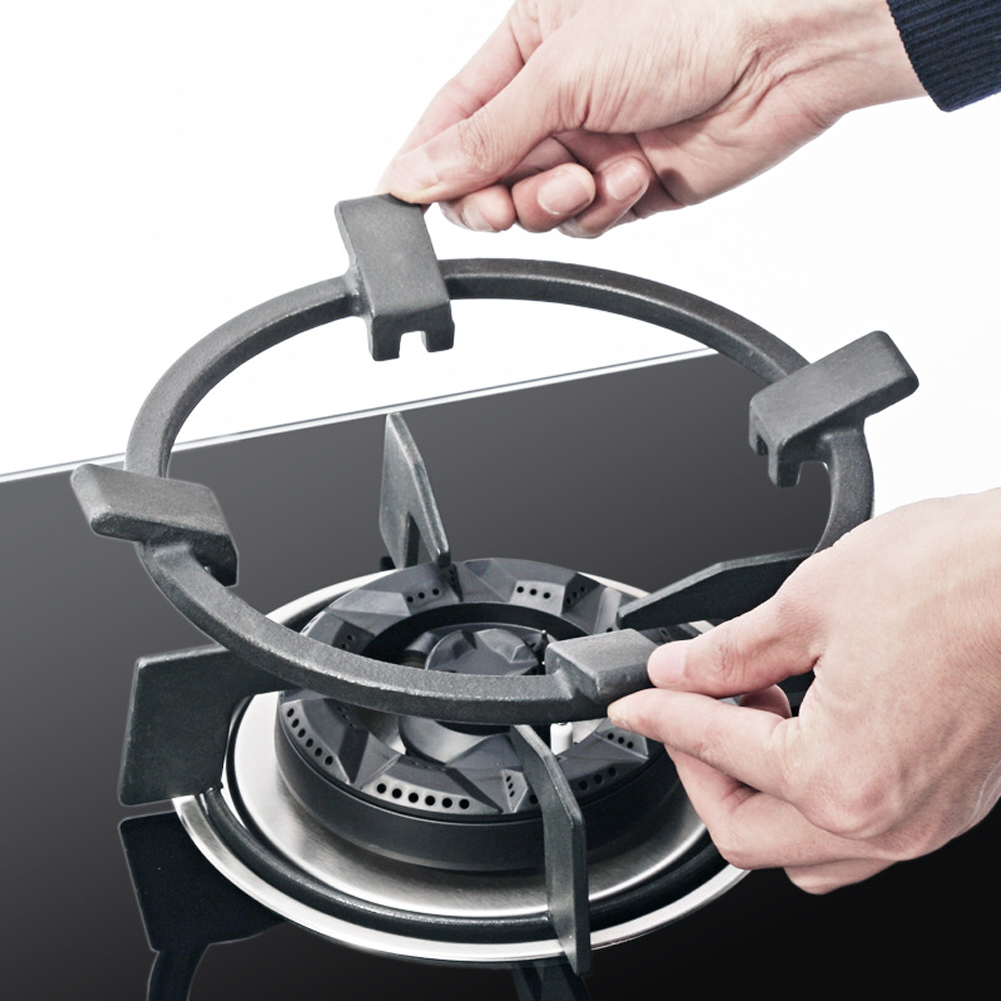 137cm 160cm Sturdy Universal Removable Wok Pot Stand Support Ring Gas Burner Rack Non Slip Accessories Cast Iron Spare Parts