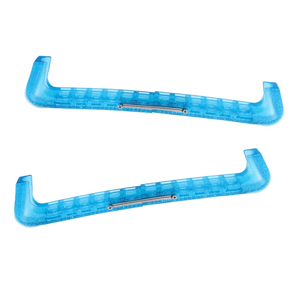 2 Stuks 32Cm Zacht Plastic Ijshockey Figuur Skate Blade Guard Cover Protector Accessoires Voor Vrouwen Mannen Jeugd Kids: Blue