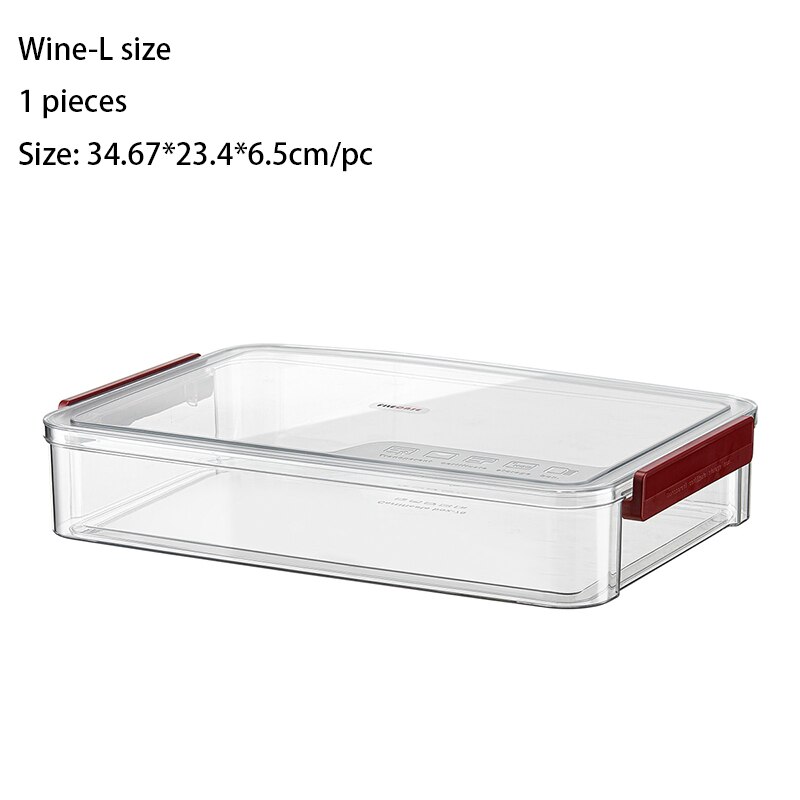 Clear Document Storage Box Family Certificate Document Case Household Real Estate Bag Manual A4 Paper Organization: Wine L