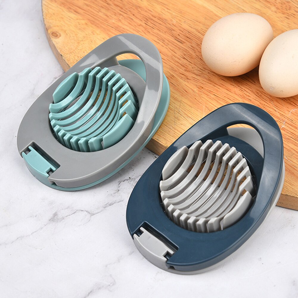 Multifunctionele Ei Cutter Rvs Egg Slicer Sectioner Cutter Mold Flower-Vorm Boterhamworst Cutter Keuken Gadgets