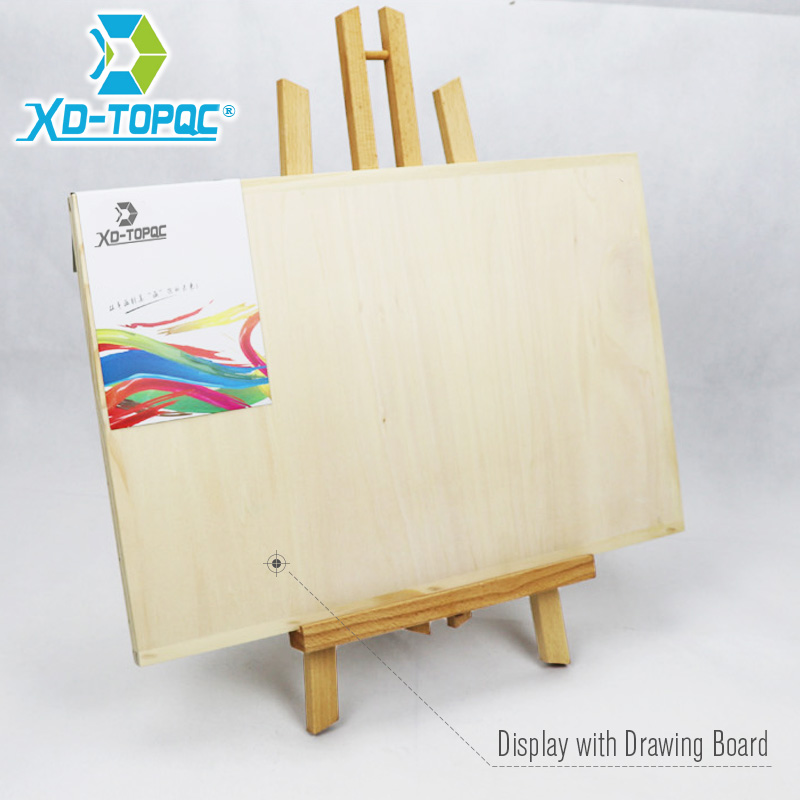 Xindi fyrretræ staffeli 3 størrelser bordplade tegner kunstner træ fold stående staffelier maler whiteboard kridttavle staffelier  we05