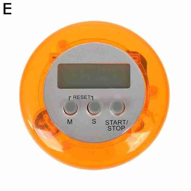 Electronic Timer Lcd Digital Kitchen Countdown Cooking Plastic Accessories Timer Kitchen Random Alarm Color Timer Kitchen T Z5M4: E