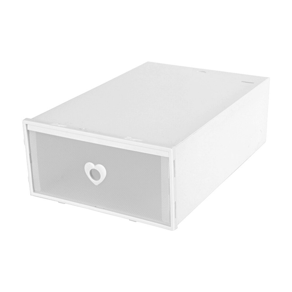 Plastic Shoe Organizer Box Shoe Box Drawer Dustproof Storage Box Stackable Combined Shoes Transparent Drawer Shoebox: A3 for women