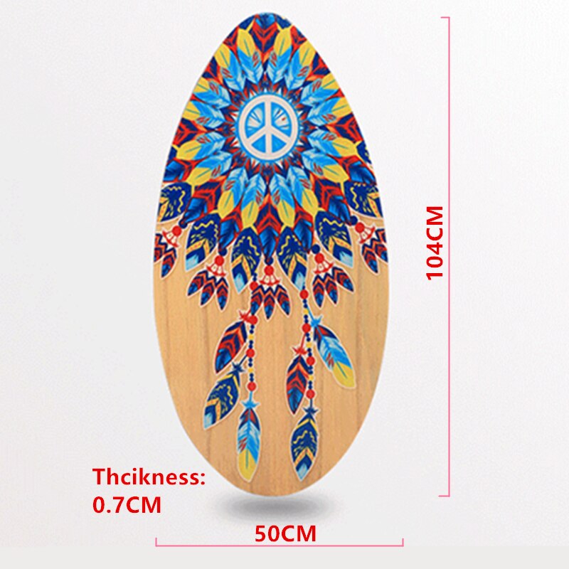 JayCreer 41Inches Performance Wooden Skim Board