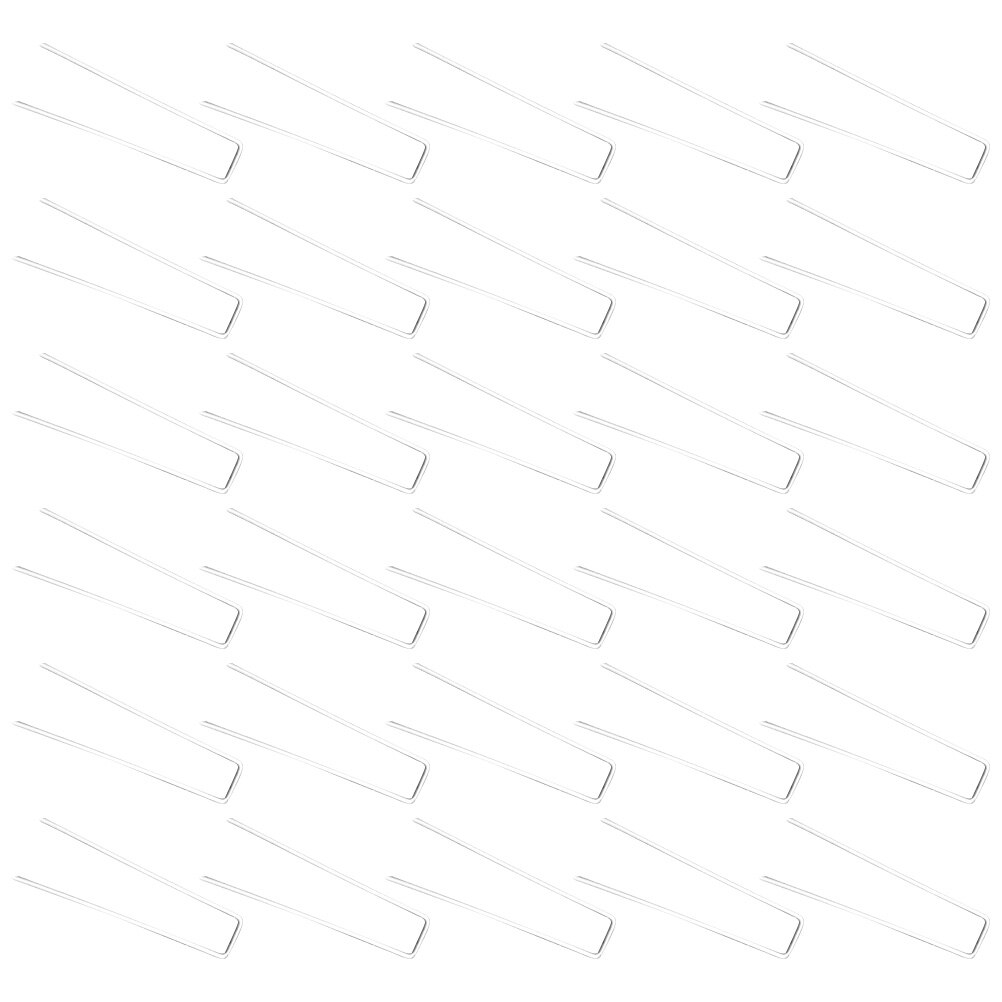 30pcs Landscape Staples Ground Staples Landscaping Staples for Anchoring Fabric: Silver