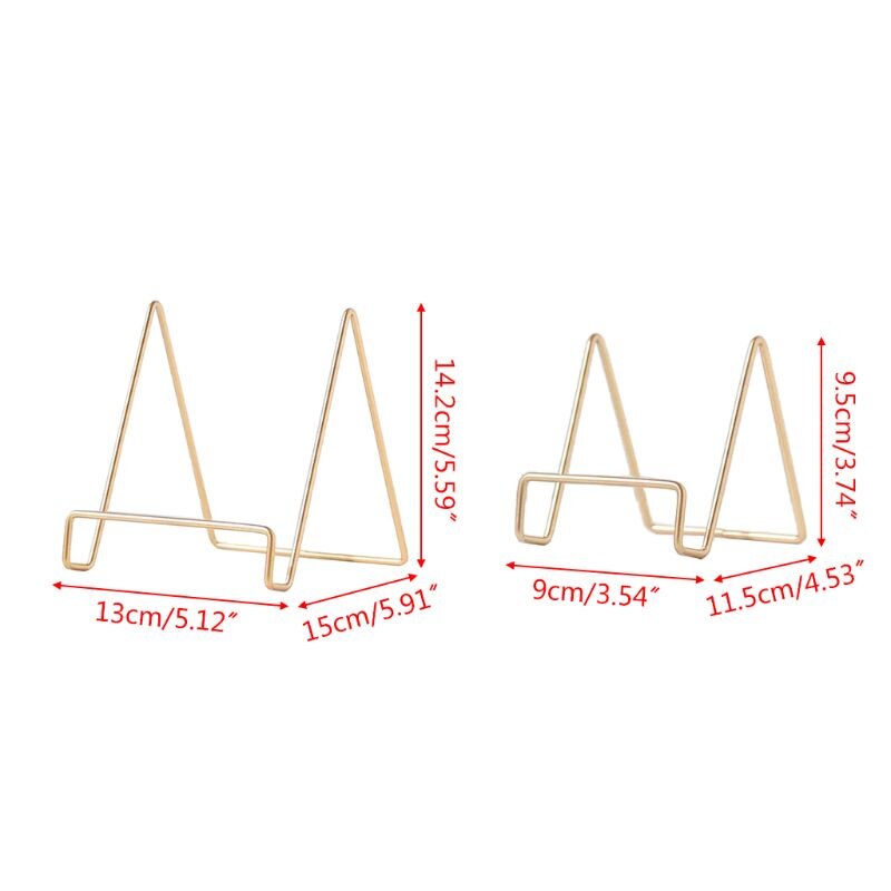 Geometric Desktop Placement Stand Mobile Phone Book Newspaper Collection Storage Rack Magazine Display Holder