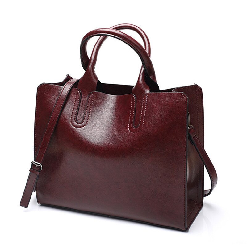 PU Leather Handbags Women Big Bag Ladies Shoulder Messenger Bag Female Bags Large Capacity Casual Totes Woman Bags