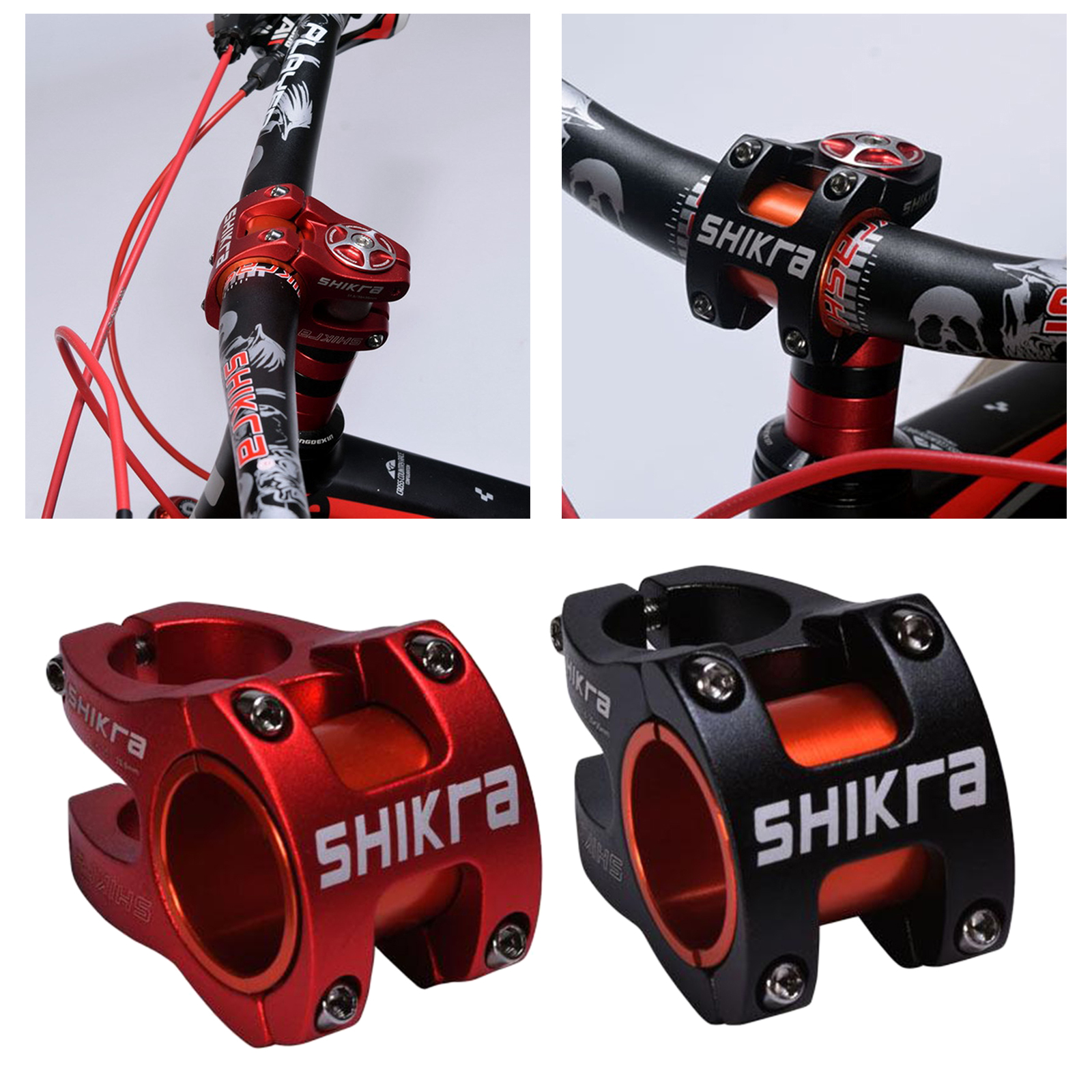 Mtb Stuurpen 31.5Mm 35Mm Bar Klem Licht Sterke Legering Stem Voor Mountainbike Reparatie Onderdelen