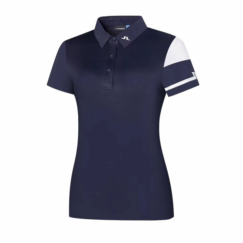 Camisa de golf de manga corta para mujer, ropa de verano ajustada, cómoda y transpirable, 3 colores