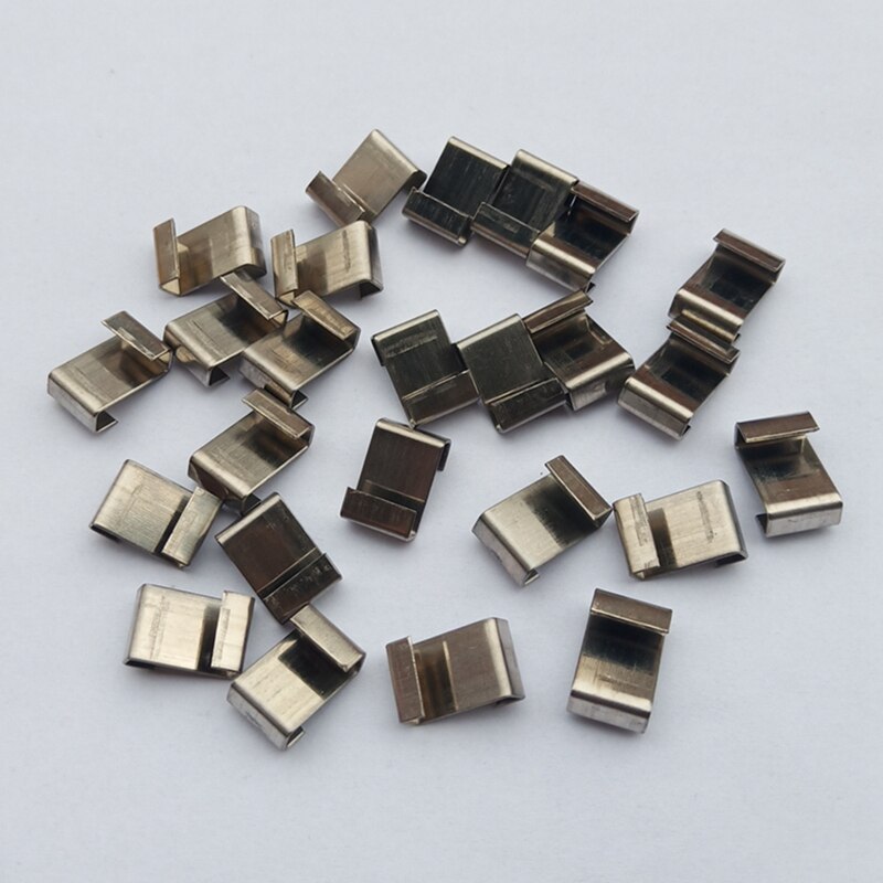 -25Pcs Stainless Steel Z-Lap Type Greenhouse Glazing Clips Garden Supplies Clips