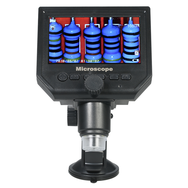 Monocular Microscope G600 Series Digital Microscope Adjustable High Brightness Electronic Soldering Microscope and Metal Stand