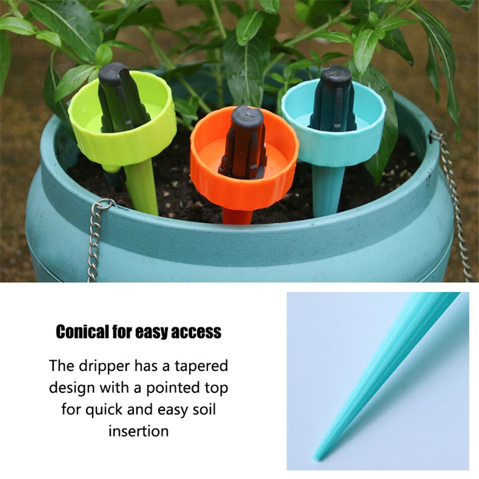 3/6/12pc Plastic Color Mixing Automatic Flower Wat... – Grandado