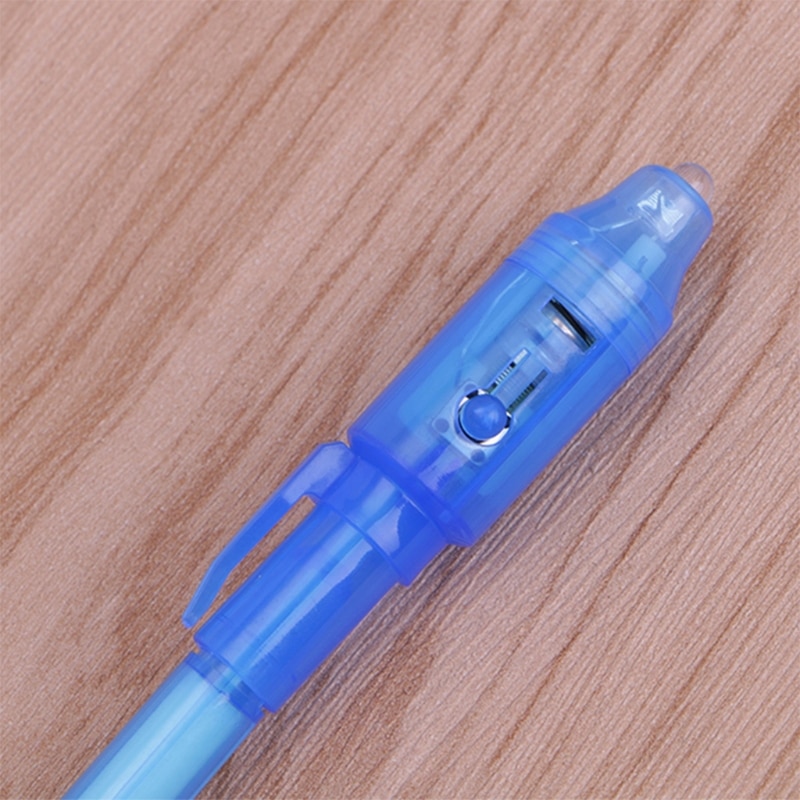 4 PCS/set Invisible Ink Pen Built in UV Light Magic Marker For Pen Safety To Use W15