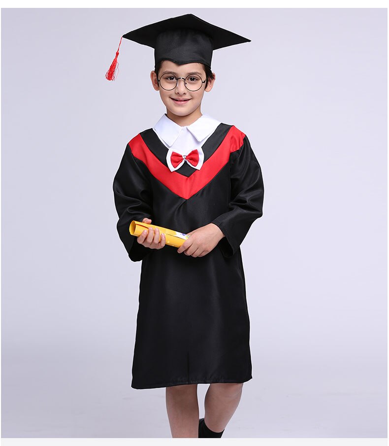 Ropa académica para niños, uniformes de Doctor y escuela, trajes de graduación para chico, disfraces de estudiantes, traje graduado para niña y niño