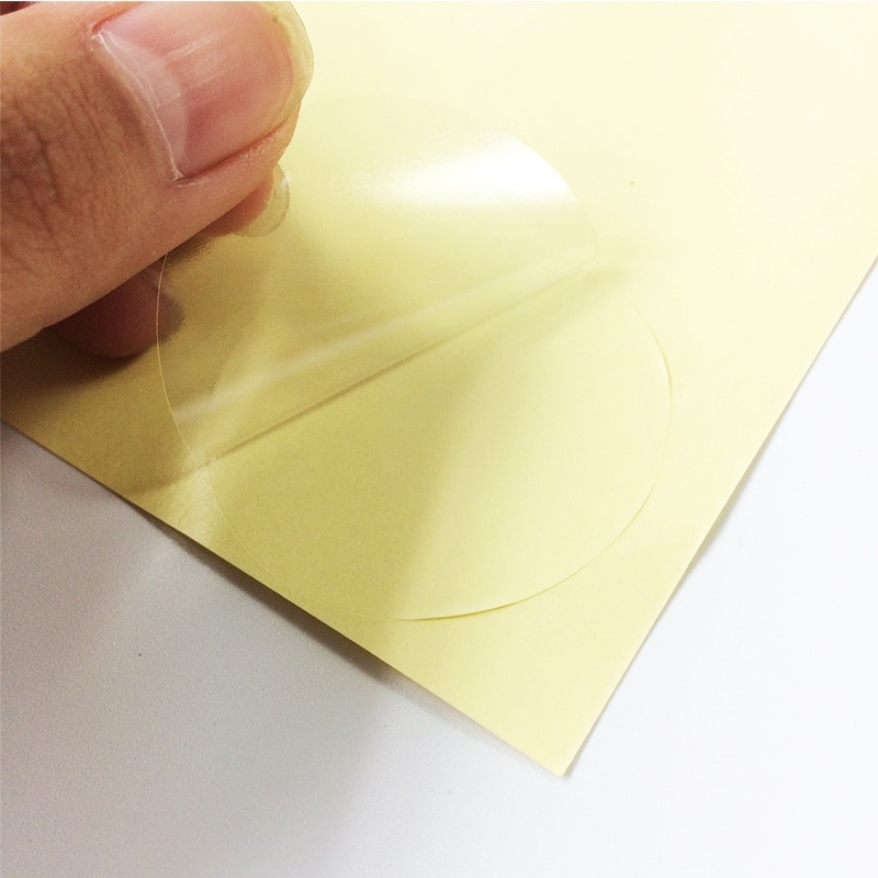 240 Pcs/lot Transparent Round Blank Sticker DIY Labels Self-adhesive Adesivos Seal Packaging Label