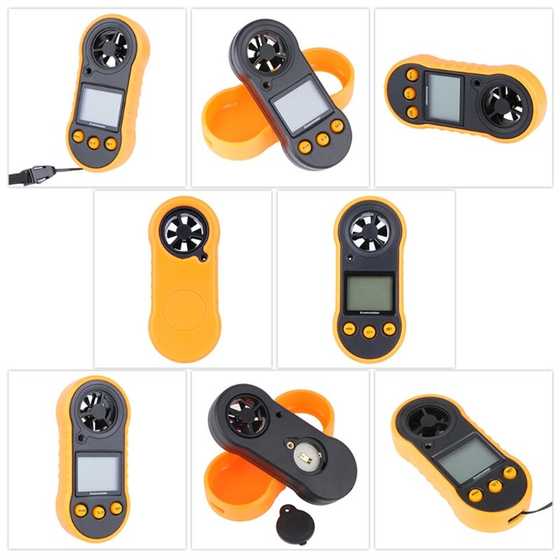 Anemometer Wind speed Handheld Digital Wind Speed Meter Portable Anemometer Sensor Wind Speed 30M/S Wind Meter