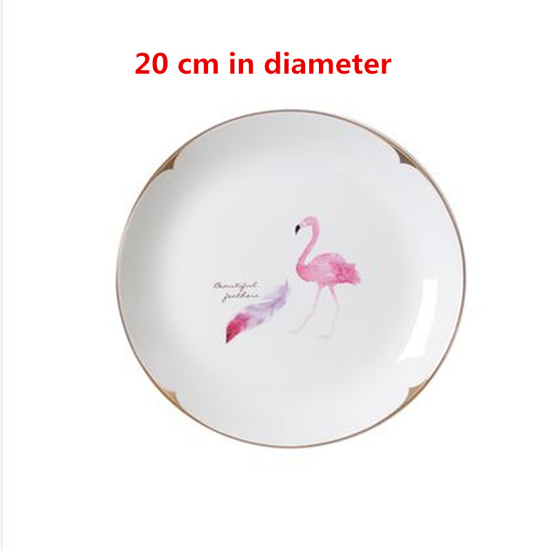 American country ceramic plate pendant, home restaurant, bar and hotel wall decoration crafts, animal pattern artwork: style  2