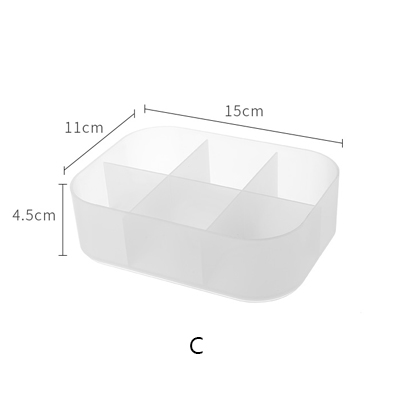 SUNEE Plastic Make Organizer Make Storage Box Cosmetische Lade Organizer Jewerly Container Nagellak Organizer: C