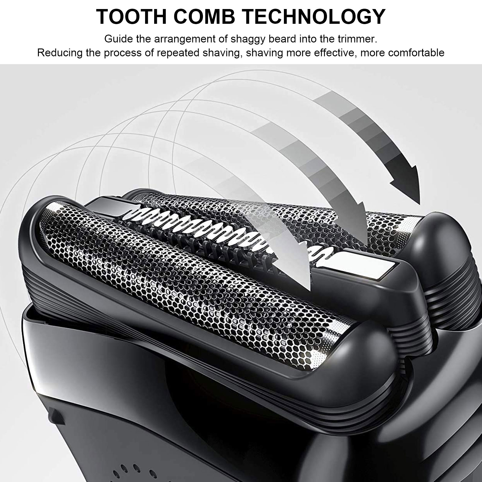 21B Elektrische Scheerapparaat Hoofd Vervanging Voor Braun Series 3 Elektrische Scheerapparaten 301 S, 310 S, 320 S, 330 S, 340 S, 360 S, 3010 S, 3020 S, 3030 S, 3040